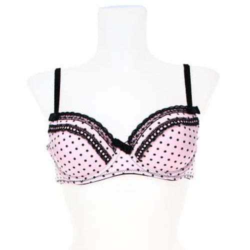 Soutien gorge taille 110B, couleur imprim pois noirs avec armatures - Label Emmaus - Modalova