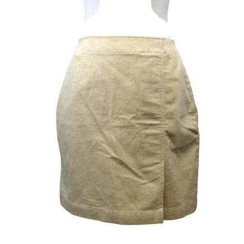 Jupe coupe trapze en velours ctel - Taille S/36 - uniqlo - Modalova