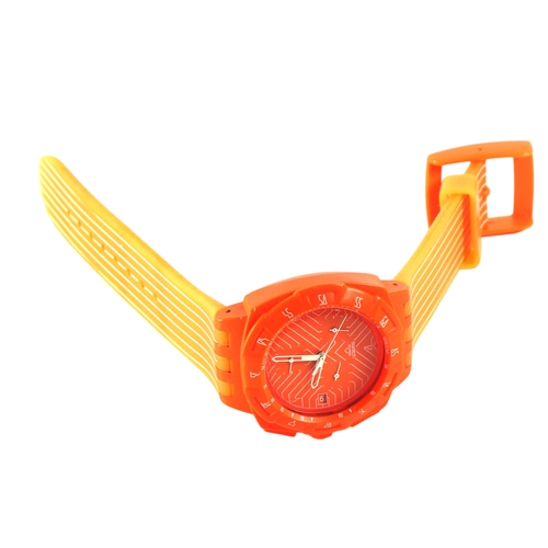 Montre homme Swatch orange - Label Emmaus - Modalova