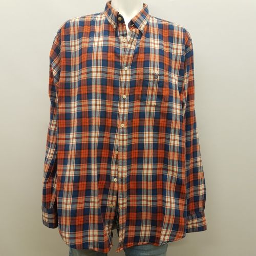Chemise  carreaux orange et bleus - XXXL - gant - Modalova