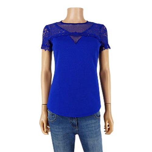T-shirt avec dentelle imprime - Taille S - h&m - Modalova
