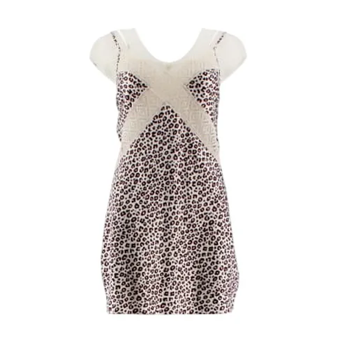 Nuisette crue imprime lopard - taille 38 - darjeeling - Modalova