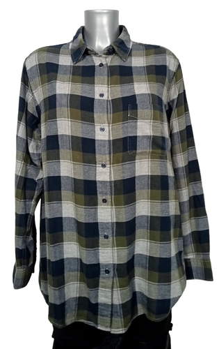 Chemise - XL-  carreaux en 100% coton style bucheron - uniqlo - Modalova
