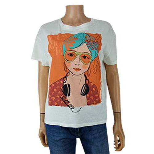 T-shirt beige imprim - taille M - follow me - Modalova
