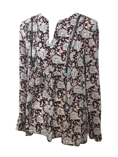 Blouse en soie  motif - Taille 38/M - comptoir des cotonniers - Modalova
