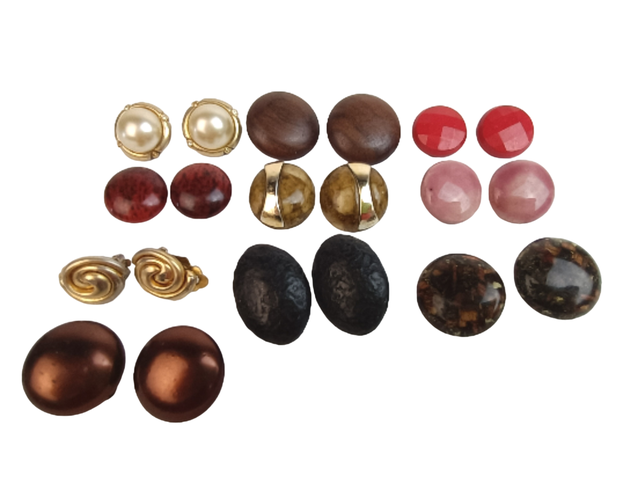 Paires de boucles d'oreille clips Vintage - Label Emmaus - Modalova