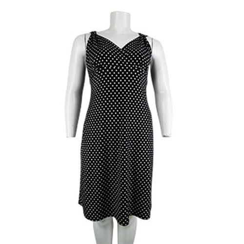 Robe  pois blanc - taille 46 - jacqueline riu - Modalova