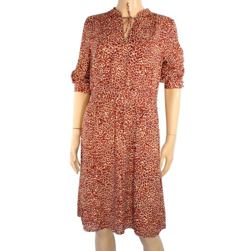 Robe Lopard Bordeaux H&M Taille 40 - h& m - Modalova
