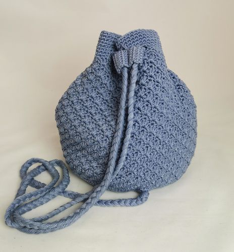 Sac  dos en crochet - Label Emmaus - Modalova