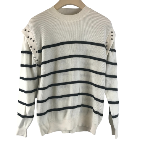 Pull blanc  rayures - Ikks - S - ikks - Modalova