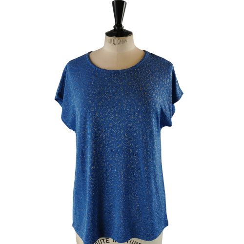 Top fluide scintillant – Taille M (estimée) – Bleu roi / - Label Emmaus - Modalova