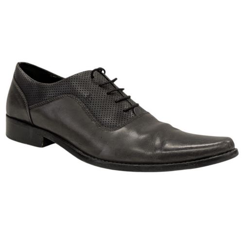 Chaussures Richelieu P 42 en cuir anthracite - jean louis scherrer - Modalova