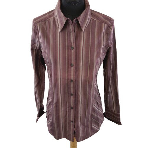 Chemise raye bordeaux, Lee Cooper - M - Label Emmaus - Modalova