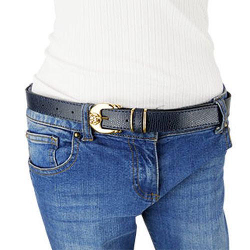 Ceinture fonc imprime serpent - taille 85cm - Label Emmaus - Modalova