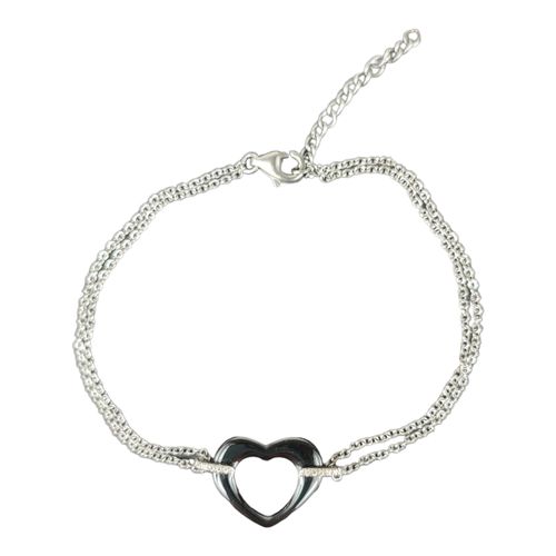 Bracelet "dclaration d'amour" en argent (poinon) - Label Emmaus - Modalova