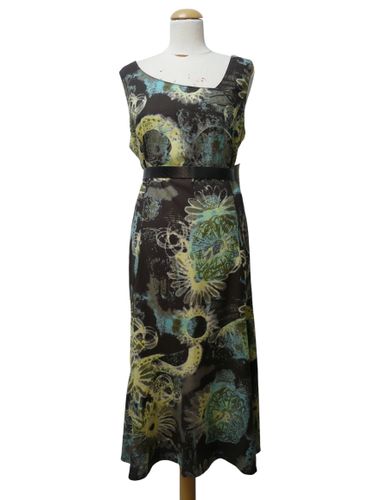 RF108 - Robe longue en lin mlang - Taille 50 - guy dubois - Modalova