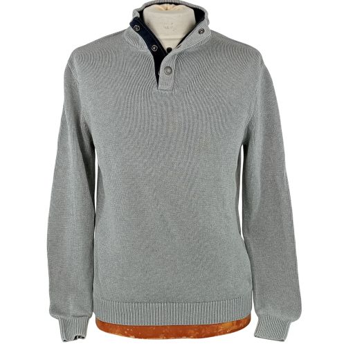 Pull de la marque Clio col chemine manches longues de couleur taille M (40) - clio- les essentiels - Modalova