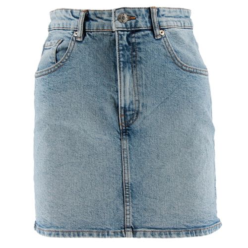 Mini jupe chine en jeans - S - zara - Modalova