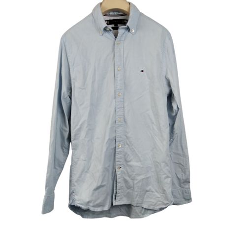 Chemise ciel en coton estime - Taille S - tommy- hilfiger - Modalova