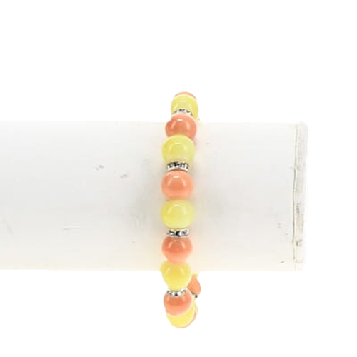 Bracelet  perles couleurs panaches - Label Emmaus - Modalova