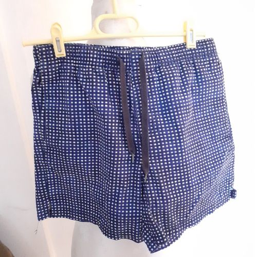 Short style vintage bleu et blanc - Label Emmaus - Modalova