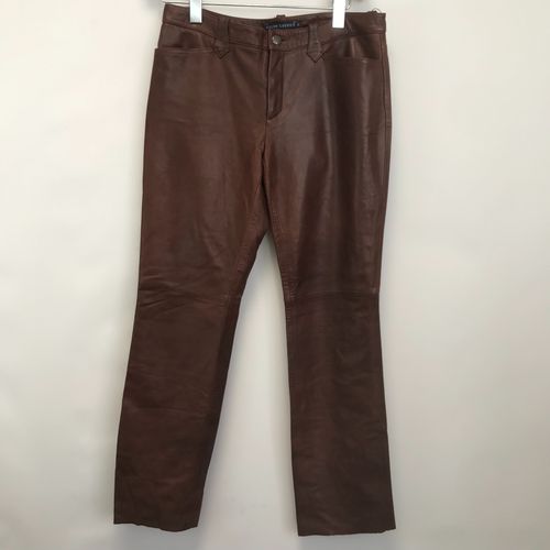 Pantalon en cuir - 40 - ralph lauren - Modalova