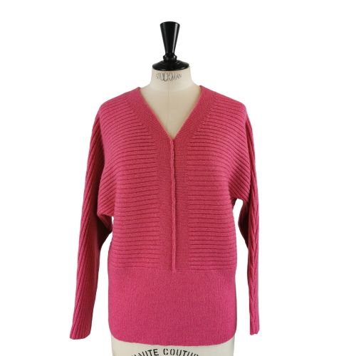 Pull en maille TM(estime) fuchsia - Label Emmaus - Modalova