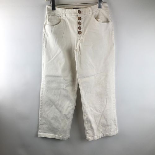 Pantalon blanc - Massimo Dutti - 42 - massimo dutti - Modalova