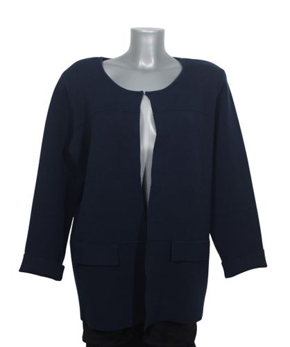 Veste marine classique - Anne Weyburn - 46/48 - anne weyburn - la redoute - Modalova