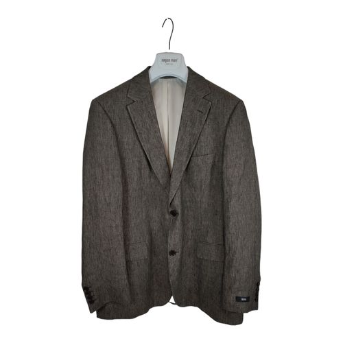 Veste de costume HUGO BOSS en lin marron chin - taille 52 - Label Emmaus - Modalova