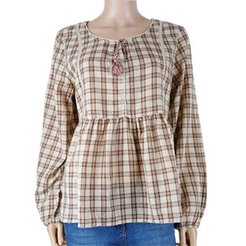 Blouse et beige  carreaux - Taille 44 - creeks - Modalova