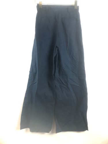 Pantalon large bleu marine - 34 - galeries lafayette - Modalova