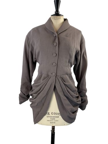 VESTE DE TAILLEUR VINTAGE DRAPÉE-GRIS MACHU PICCU TAILLE M - Label Emmaus - Modalova
