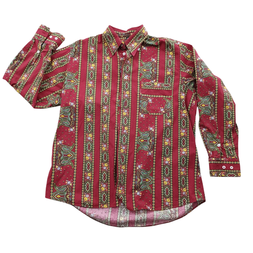 Chemise vintage en coton - M - Label Emmaus - Modalova