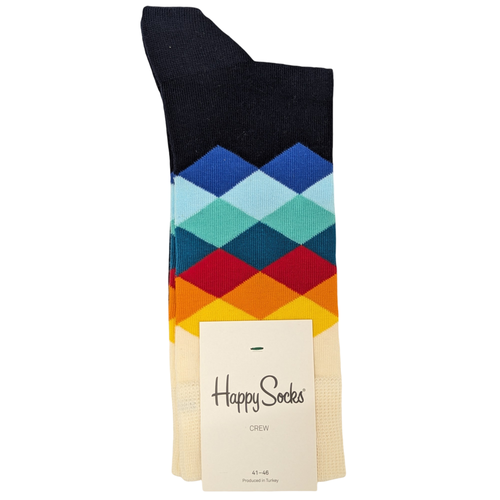 P 41 / 46 Paire de chaussettes neuves  damiers colors - happy socks - Modalova