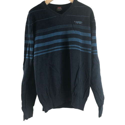 Pull col en V marine - L - airness - Modalova