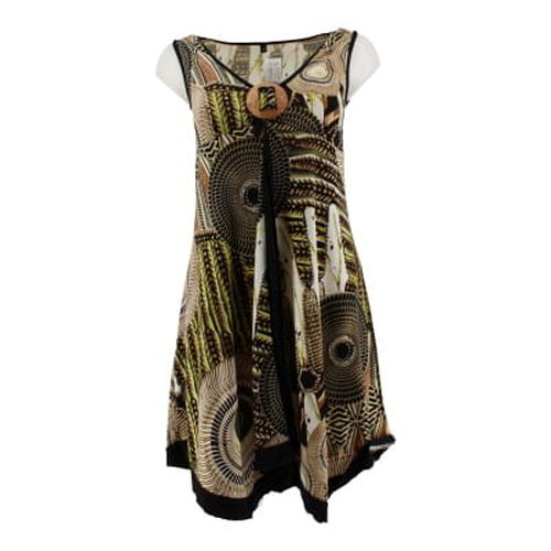 Robe imprime marron et vert - Taille 1 - / - Modalova