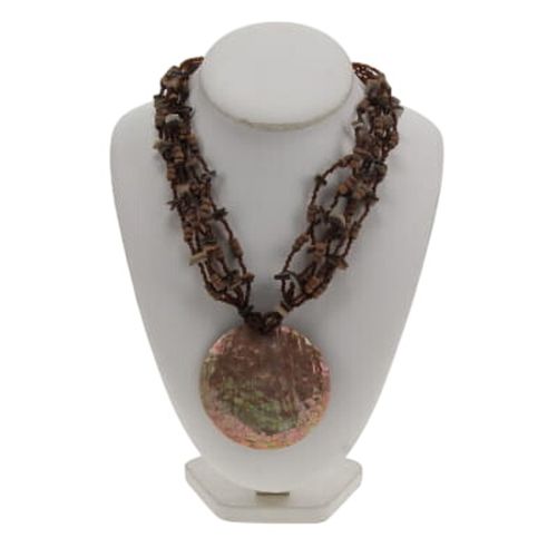 Collier pendentif  perles - Label Emmaus - Modalova