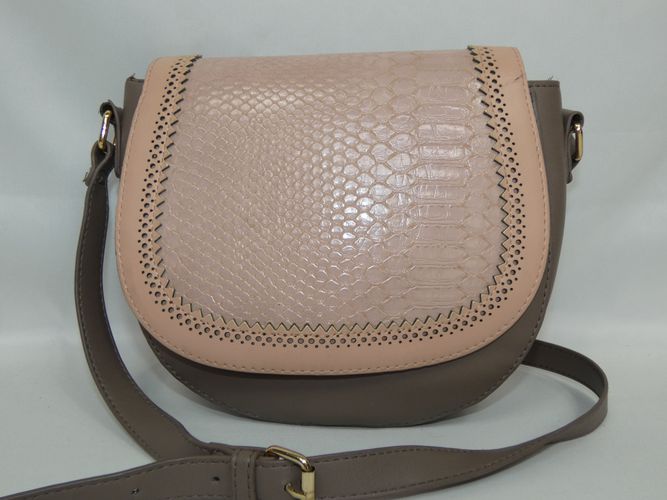 Sac  bandoulire en simili cuir imitation croco - merry scott - Modalova