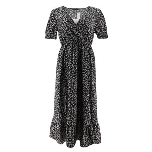 Robe de soire  fleurs blanches - taille M - shein - Modalova