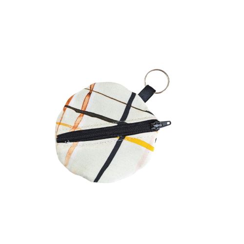 Porte Cl Zipp en Tissu Neuf - Label Emmaus - Modalova