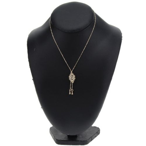 Collier argent  strass - Femme - Label Emmaus - Modalova