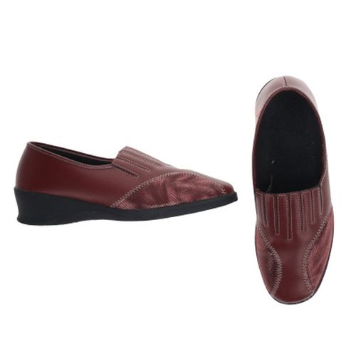 Chaussures de ville compenses 5cm - bordeaux imprimes - 40 - fargeot - Modalova