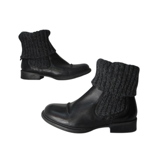 C54 - Boots bi-matire en cuir - Pointure 38 - calsuper - Modalova