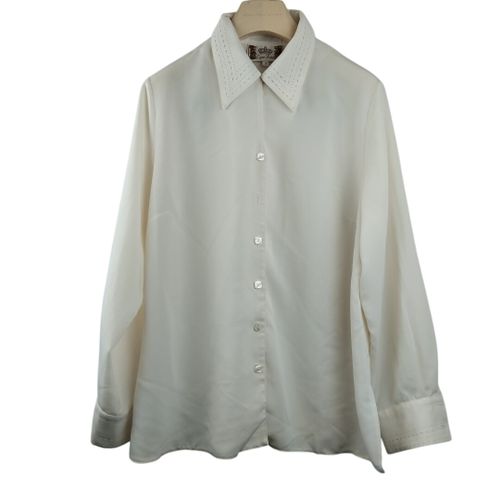 Blouse blanche 100% polyester - Taille 3 - lysa - kara - Modalova
