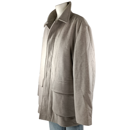 Manteau court laine beige - Taille 50 - boss hugo boss - Modalova