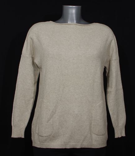 Pull beige avec perles - M - non renseigne - Modalova