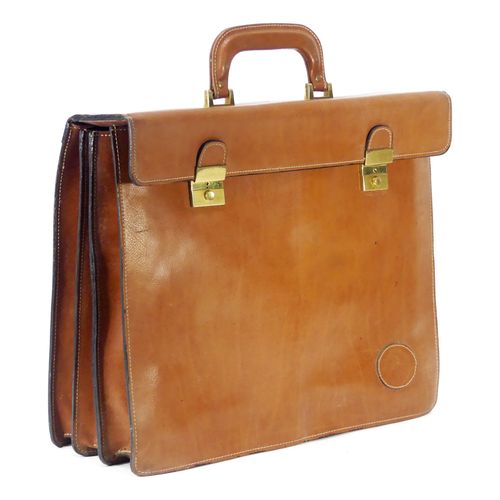 Porte-documents - Cuir - Marron - Label Emmaus - Modalova