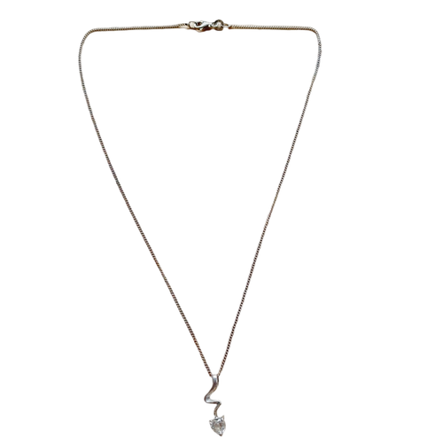 Collier  en argent 925 + pendentif serpent - Label Emmaus - Modalova