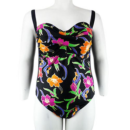 Maillot de bain 1 pice imprim floral multicolore - 52 - tissaia - Modalova